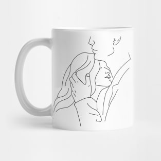 lovers' embrace Mug